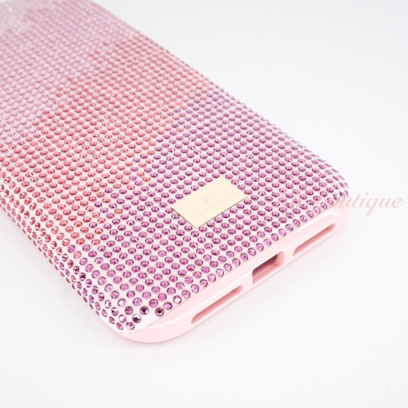 NIB New Swarovski 5481459 High Love Smartphone Case Cover iPhone XR Pink Multi - Picture 4 of 10